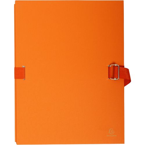 Exacompta Multipart File 223245E A4 Orange Cardboard 24 x 32 cm Pack of 10