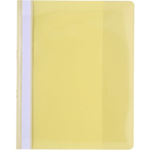 Exacompta Presentation Folders 439904B A4 Yellow PVC Pack of 10