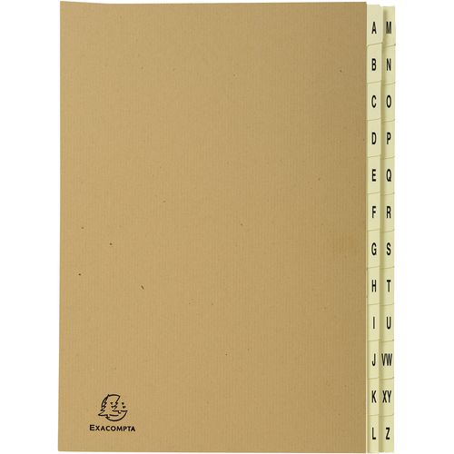 Exacompta Multipart File 22229E A4 Brown Cardboard