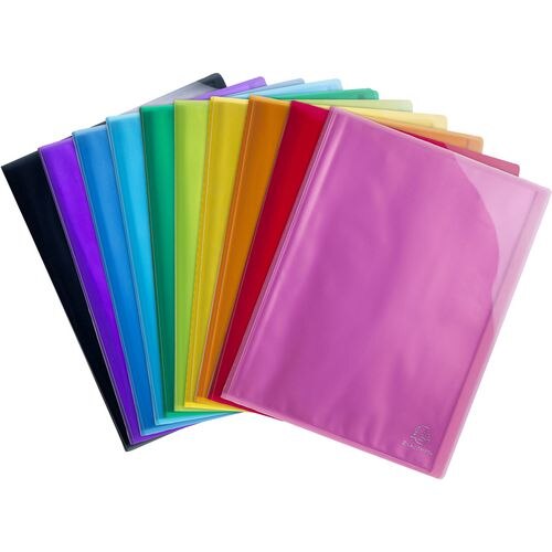 Exacompta Display Book 85670E A4 Assorted 20 Pockets Pack of 20