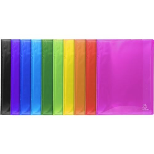 Exacompta Display Book 85470E A4 Assorted 80 Pockets Pack of 8