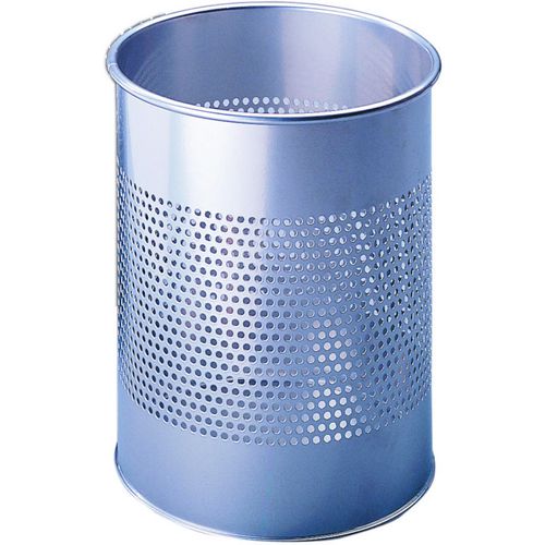 SLINGSBY Waste Bin 15 L Silver 26.2 x 26.2 x 33.5 cm