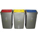 SLINGSBY Waste Bin 3 x 60 L Black 69 x 33.5 x 40.8 cm