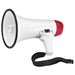 Megaphones Built in Microphone White 16 x 25 x 16 cm