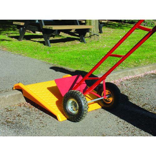 Kerb Ramp Portable Yellow 12 x 69 x 12 cm