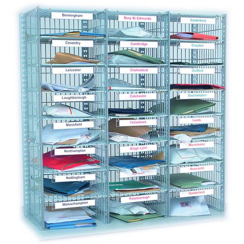 SLINGSBY Mail sorting Unit 24 compartments 960 x 1016mm (w x h) 3 columns x 8 rows