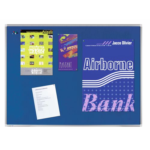 Legamaster Premium Notice Board Blue 150 x 100 cm