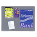 Legamaster Premium Notice Board Grey 150 x 100 cm