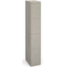 Bisley Basic Contract Locker Lockable with 4 Doors CLK184 Steel 305 x 457 x 1802mm Goose Grey