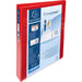 Exacompta Presentation Ring Binder Polypropylene A4+ 4 ring 25 mm Red Pack of 10