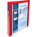 Exacompta Presentation Ring Binder Polypropylene A4+ 4 ring 30 mm Red Pack of 10