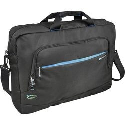 Monolith Laptop Case Blue Line 3316 17.2 Inch Recycled Plastic Black 43 x 11 x 31 cm