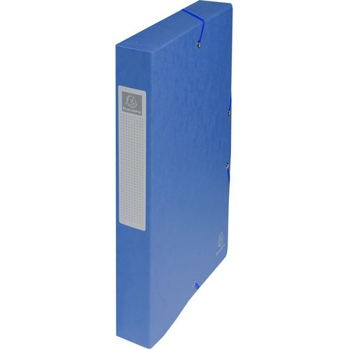 Exacompta Filing Box 50402E A4 Blue Manila 25 x 33 cm Pack of 8