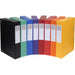 Exacompta Filing Box 19500H A4 Assorted 600gsm Pressboard 25 x 33 cm Pack of 10