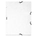 Exacompta 3 Flap Folder 55506E A4 White Glossy Card 24 x 32 cm Pack of 25