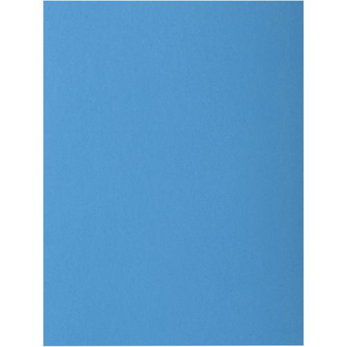 Exacompta 2 Flap Folder 216012E A4 Blue 210gsm Cardboard 24 x 32 cm Pack of 250