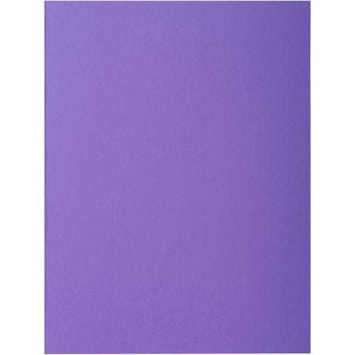 Exacompta 2 Flap Folder 216000E A4 Purple 210gsm Cardboard 24 x 32 cm Pack of 250