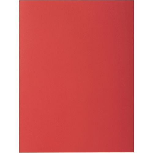 Exacompta 2 Flap Folder 216012E A4 Red 210gsm Cardboard 24 x 32 cm Pack of 250