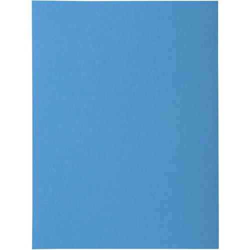 Exacompta 1 Flap Folder 218012E A4 Blue 210gsm Cardboard 24x32cm Pack of 250