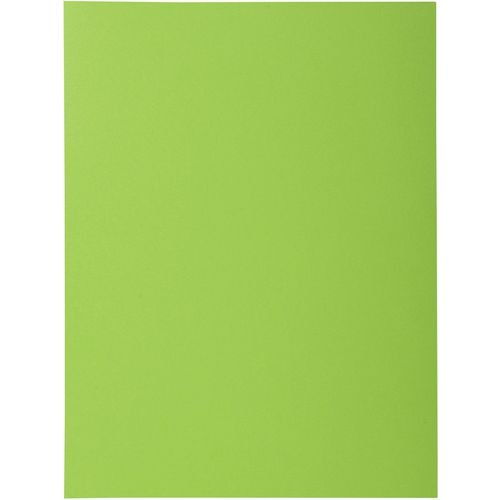 Exacompta 1 Flap Folder 218012E A4 Green 210gsm Cardboard 24x32cm Pack of 250