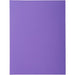 Exacompta 1 Flap Folder 218008E A4 Purple 210gsm Cardboard 24x32cm Pack of 250