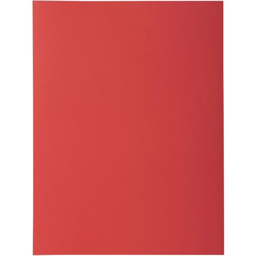 Exacompta 1 Flap Folder 218012E A4 Red 210gsm Cardboard 24x32cm Pack of 250