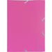 Exacompta 3 Flap Folder 55920E A4 Fuchsia Polypropylene 24 x 32 cm Pack of 30