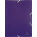 Exacompta 3 Flap Folder 55918E A4 Purple Polypropylene 24 x 32 cm Pack of 30