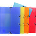 Exacompta 3 Flap Folder 55877SE A4 Assorted Polypropylene 24 x 32 cm Pack of 50