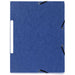 Exacompta 3 Flap Folder 55472E A4 Blue Cardboard 24 x 32 cm Pack of 50