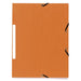 Exacompta 3 Flap Folder 55474E A4 Orange Cardboard 24 x 32 cm Pack of 50