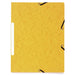 Exacompta 3 Flap Folder 55479E A4 Yellow Cardboard 24 x 32 cm Pack of 50