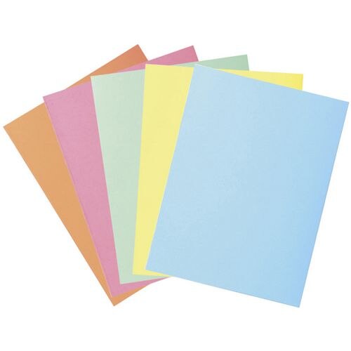 Exacompta 2 Flap Folder 332100E A4 Assorted Cardboard 24 x 32 cm Pack of 50