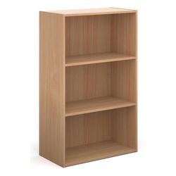 Dams International Bookcase with 2 Shelves Contract 25 756 x 408 x 1230 mm Beech