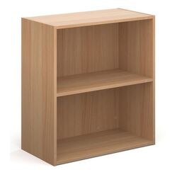 Dams International Bookcase with 1 Shelf Contract 25 756 x 408 x 830 mm Beech