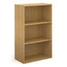 Dams International Bookcase with 2 Shelves Contract 25 756 x 408 x 1230 mm Oak