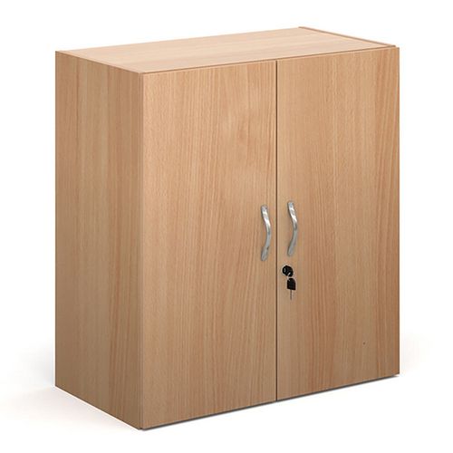 Dams International Cupboard Lockable Melamine Contract 25 756 x 408 x 830mm Beech