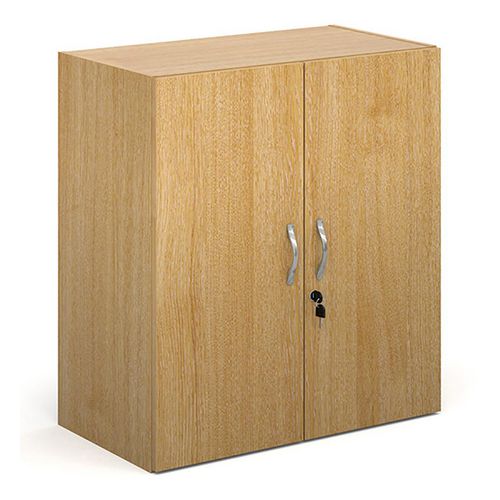 Dams International Cupboard Lockable Melamine Contract 25 756 x 408 x 830mm Oak