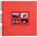 Exacompta Photo Album Spiral Passion 320 x 320 mm Red 60 pages 359 photos