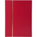 Stamp Album Faux Leather Cover Red 64 pages