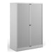 Bisley Tambour Cupboard Lockable Steel & Aluminium DST65W 1000 x 470 x 1570 - 1585mm White