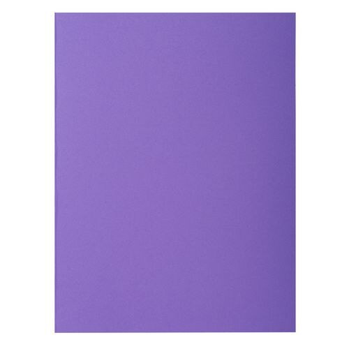 Exacompta Rock''s Square Cut Folder A4 Purple Cardboard 80 gsm Pack of 300