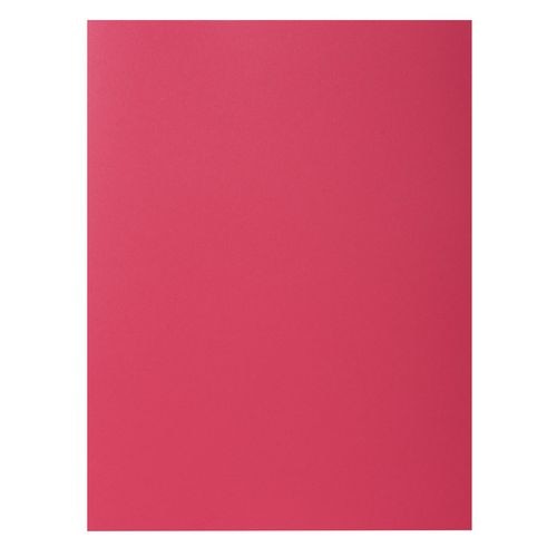 Exacompta Rock''s Square Cut Folder A4 Raspberry Cardboard 80 gsm Pack of 300