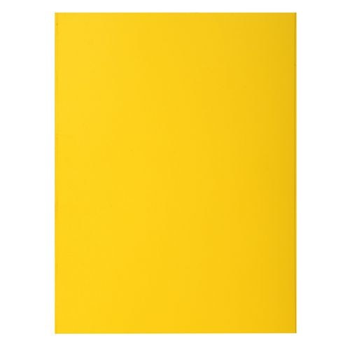 Exacompta Rock''s Square Cut Folder A4 Yellow Cardboard 80 gsm Pack of 300