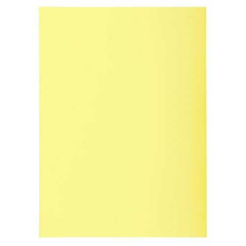 Exacompta Super Square Cut Folder A4 Yellow Cardboard 60 gsm 1000 Pieces