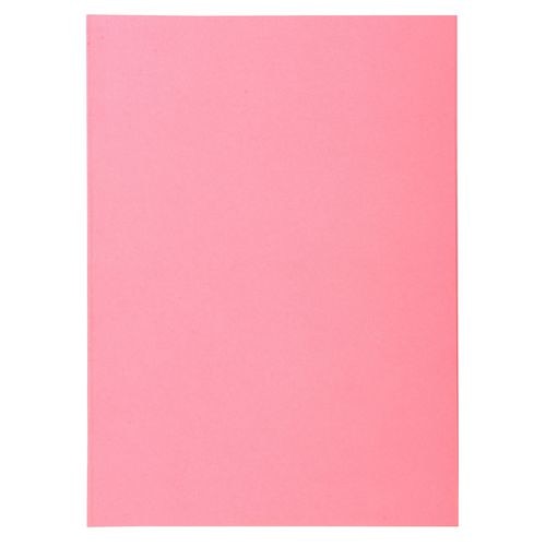 Exacompta Super Square Cut Folder A4 Pink Cardboard 60 gsm Pack of 1000