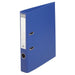 Exacompta PremTouch Lever Arch File A4 50 mm Blue 2 ring 53552E Cardboard, PVC (Polyvinyl Chloride) Portrait Pack of 10