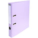 Exacompta PremTouch Lever Arch File A4 50 mm Lilac 2 ring 53507E Cardboard, PVC (Polyvinyl Chloride) Portrait Pack of 10