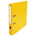 Exacompta PremTouch Lever Arch File A4 50 mm Yellow 2 ring 53549E Cardboard, PVC (Polyvinyl Chloride) Portrait Pack of 10