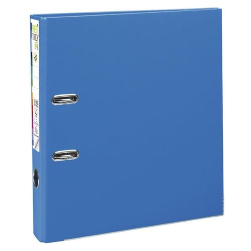 Exacompta PremTouch Lever Arch File A4 Maxi 50 mm Blue 2 ring 53142E Cardboard, PP (Polypropylene) Portrait Pack of 10